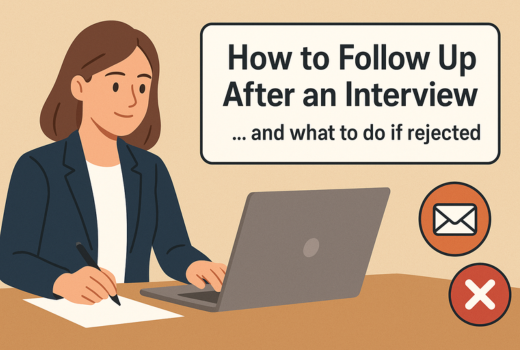 How to Follow Up After an Interview, and what to do if rejected - Canada 